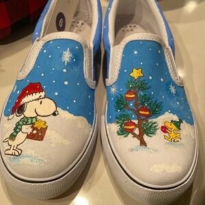 Hand painted slip on’s